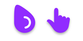 Oreo spark purple cursors