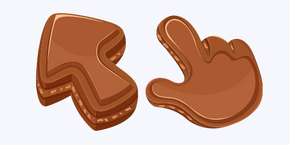 Chocolate Texture cursor