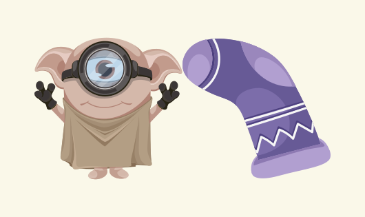 Minion Dobby Character Cursor