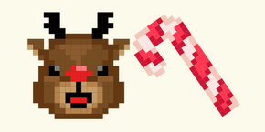 Reindeer Pixel cursor