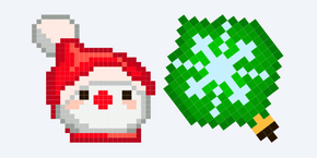 Snowman Pixel cursor