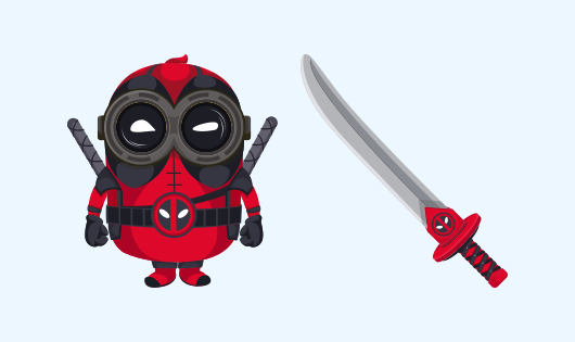 Custom Cursor Minion Deadpool Character For Google Chrome