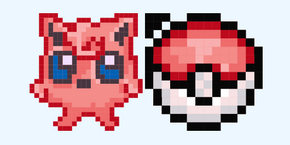 Jigglypuff Pixel cursor