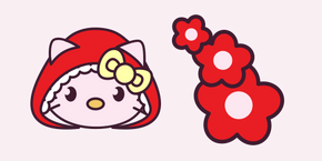 Red Riding Hood Hello Kitty cursor