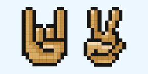 Gestures Pixel cursor