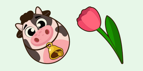 Easter Egg Cow cursor