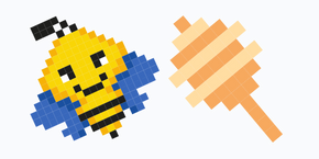 Bee Pixel cursor