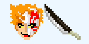 Ichigo Kurosaki Pixel cursor