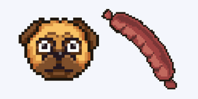 The Pug Pixel cursor