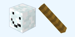 Snowman Minecraft cursor