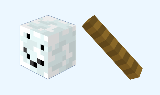 Custom Cursor Snowman Minecraft Theme