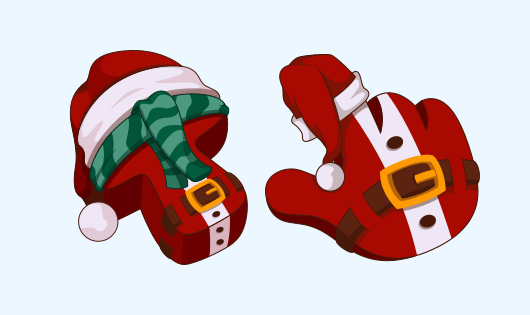 Cursor Santa Claus Costume For Chrome