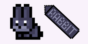 Black Rabbit Pixel cursor