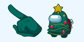 Among Us Christmas Tree cursor