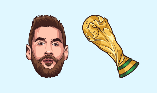 Cute Cursor Messi And World Cup