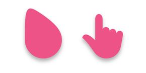 Oreo Pink Cursors