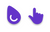 Oreo Spark Violet Cursors