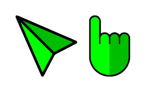 Cursor Green Arrow Pack