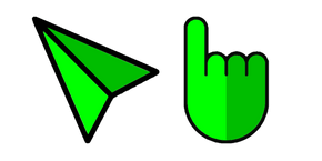 Green arrow cursor