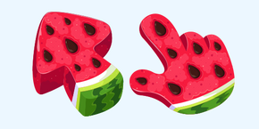 Watermelon Texture cursor
