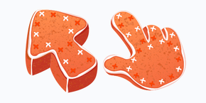 Gingerbread Texture cursor