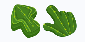 Cactus Texture cursor