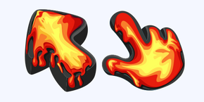 Lava Texture cursor