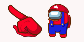 Among Us Super Mario Character cursor