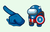 Among Us Captain America Character cursor