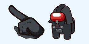 Among Us Darth Vader Character cursor