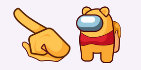 Among Us Winnie-the-Pooh Character cursor