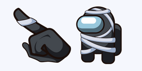 Among Us Mummy Character cursor