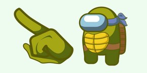 Among Us Ninja Turtle Character cursor