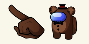 Among Us Toy Freddy Character cursor