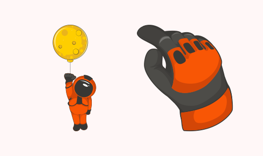 Custom Cursor Brave Astronaut