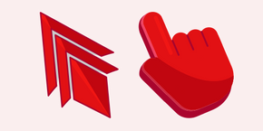 Triple Red cursor