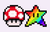Super Mushroom Pixel cursor