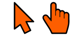 Orange cursor