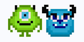 Monsters Pixel cursor