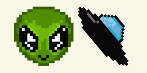 Alien Pixel cursor