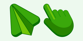 Flying Green cursor