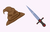Sorting Hat and Sword of Gryffindor cursor