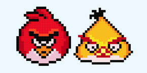 Angry Birds Pixel cursor