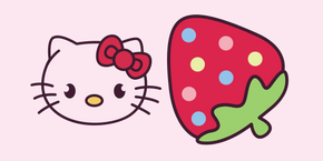 Hello Kitty and Strawberry cursor