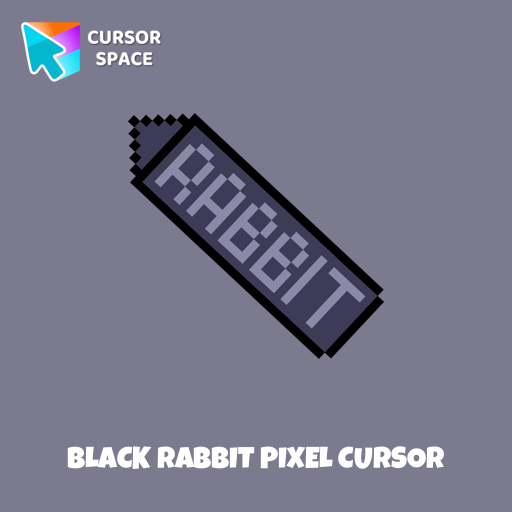 Black Rabbit Pixel cursor