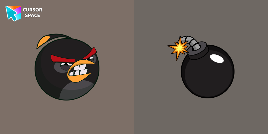 Angry Birds Bomb cursor