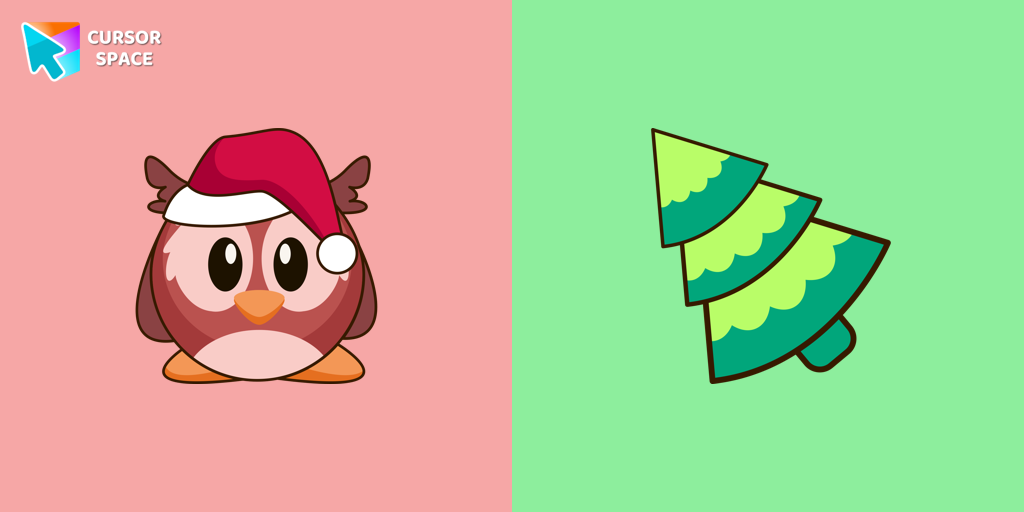 Christmas Owl Cursor