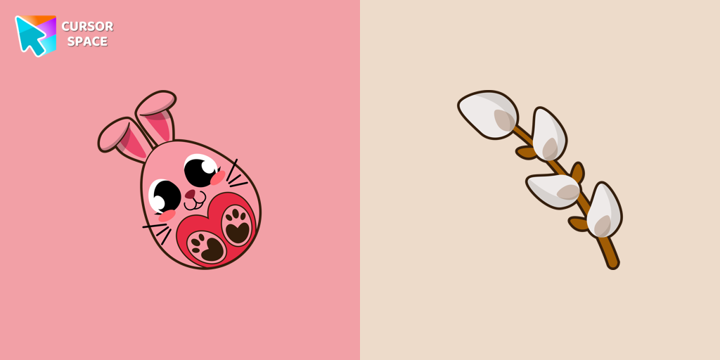 Easter Egg Bunny cursor