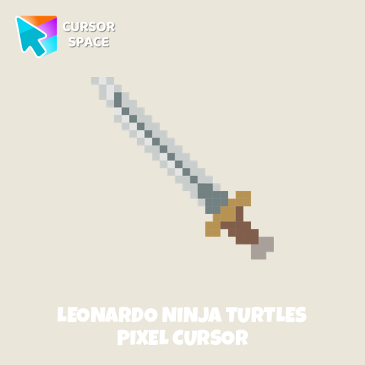 Leonardo Ninja Turtles Pixel cursor