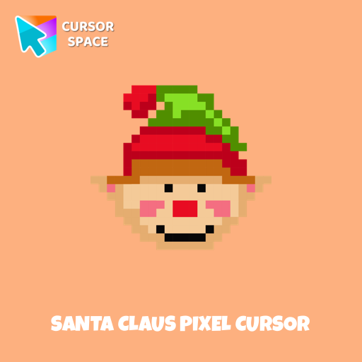 Santa Claus Pixel cursor